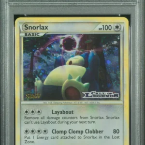 PSA 7 SNORLAX-HOLO CL-PRERELEASE-STAFF